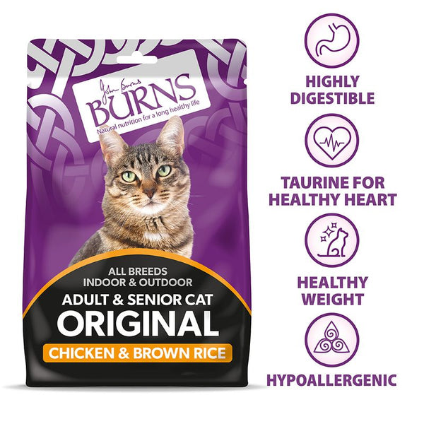 Burns Adult & Senior Cat Original Chicken & Brown Rice || Burns || view 3