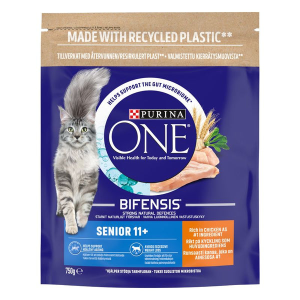 PURINA ONE Senior 11+ Chicken & Whole Grains Dry Cat Food || Purina One || view 2