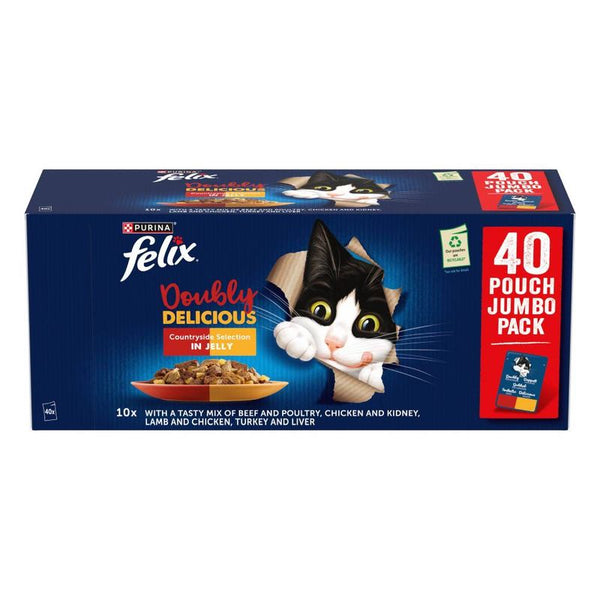 Felix As Good As It Looks - Doubly Delicious Jumbo Pack 40 x 85g || undefined || view 1