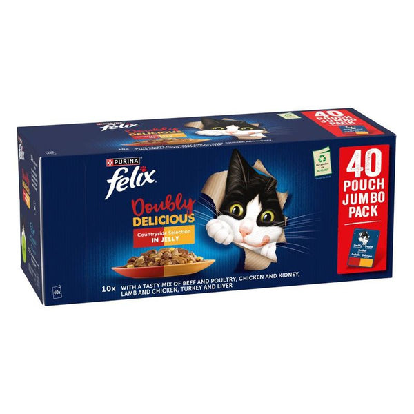 Felix As Good As It Looks - Doubly Delicious Jumbo Pack 40 x 85g || undefined || view 2