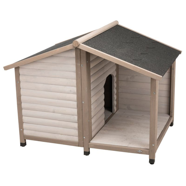 Trixie Natura Log Cabin with Porch Dog Kennel || Trixie Natura || view 2