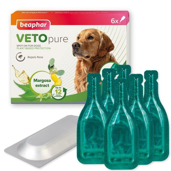 beaphar VETOpure Plant-Based Protection Flea Spot-On for Dogs (>15kg) || beaphar || view 2