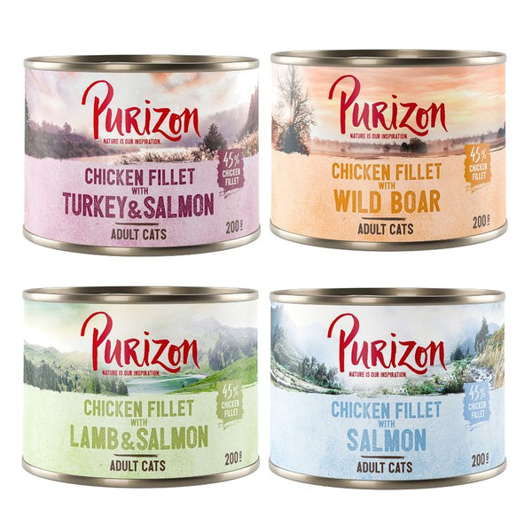 6 x 200g/400g Purizon Adult Wet Cat Food - Special Price! * || undefined || view 4