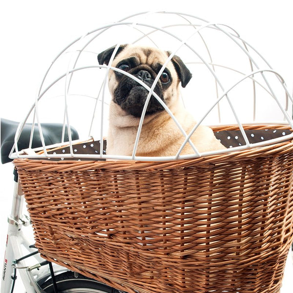Aumüller Bicycle Basket with Protective Wire for Luggage Rack || Aumüller || view 13