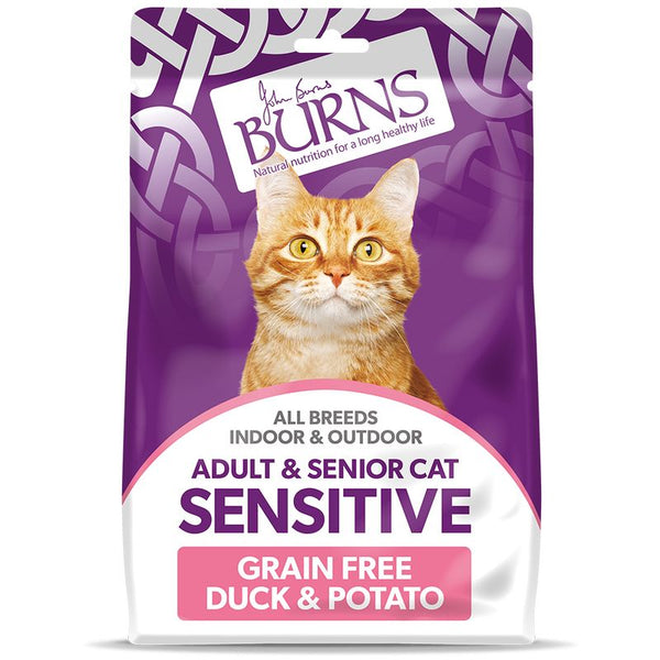 Burns Adult & Senior Cat Sensitive Grain-Free Duck & Potato || Burns || view 1