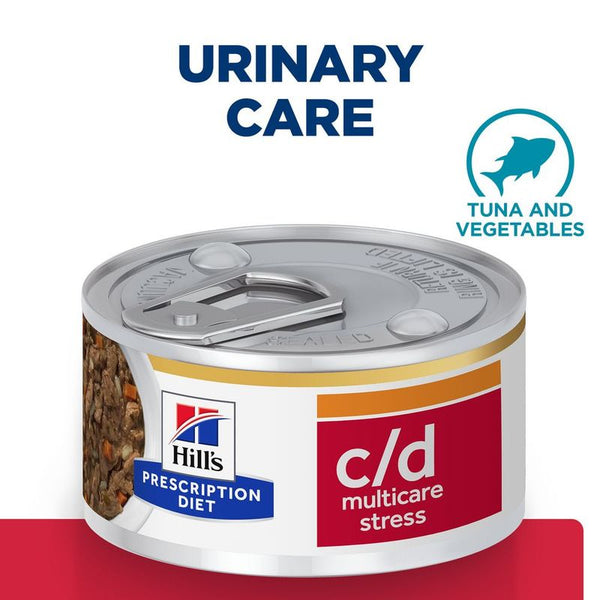 Hill's Prescription Diet c/d Multicare Stress Stew with Tuna & Vegetables || undefined || view 1