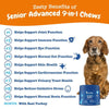 Zesty Paws Senior Advanced 9-in-1 Chews Multifunctional - Turkey || Zesty Paws || view 3
