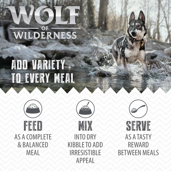 Wolf of Wilderness Senior Duo-Protein Recipe 6 x 400g || Wolf of Wilderness || view 9