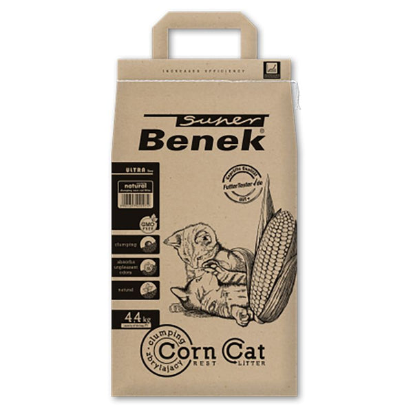 Super Benek Corn Cat Litter + 45g Rosie's Farm Cat Snack Free! * || undefined || view 7