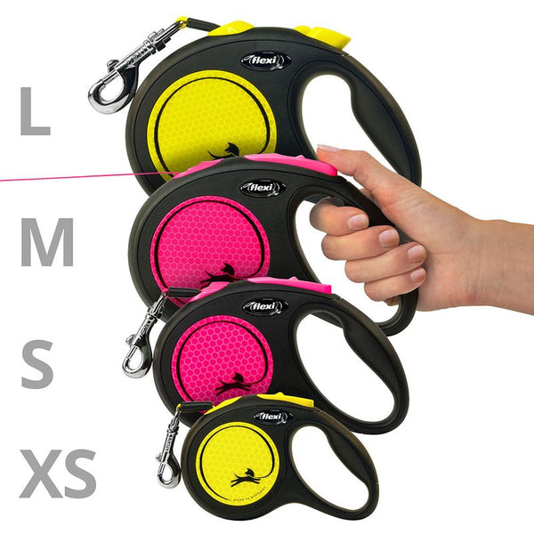 flexi New Neon webbing leash pink, 5 m || flexi || view 8