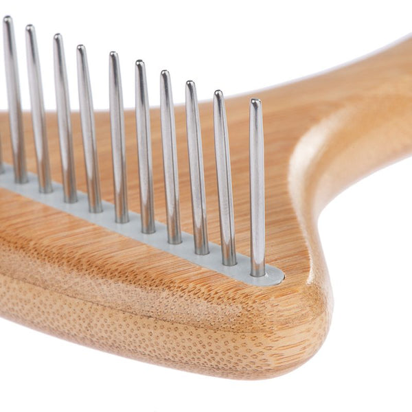 kooa Bamboo Undercoat Rake with Rotating Pins || kooa || view 5