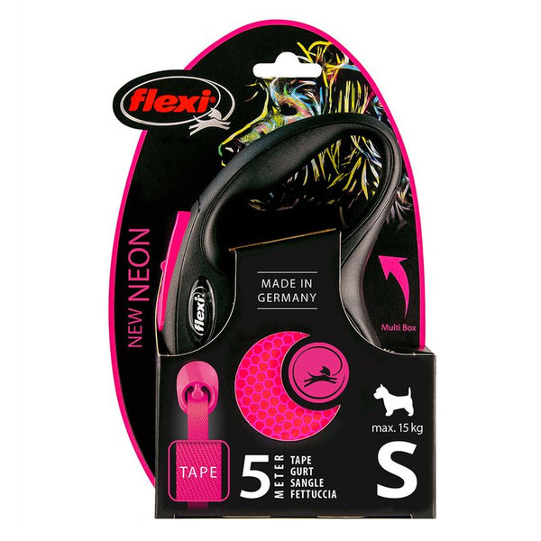 flexi New Neon webbing leash pink, 5 m || flexi || view 3