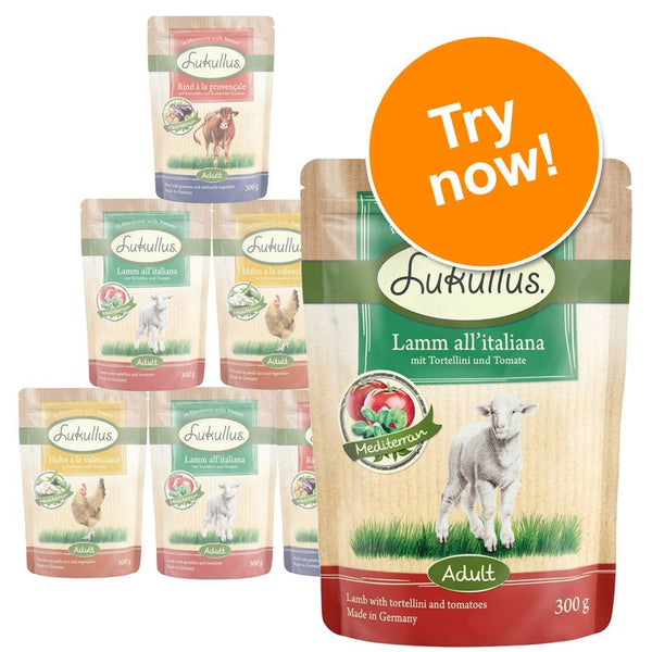 Lukullus Pouches Mixed Trial Pack 6 x 300g || Lukullus || view 2