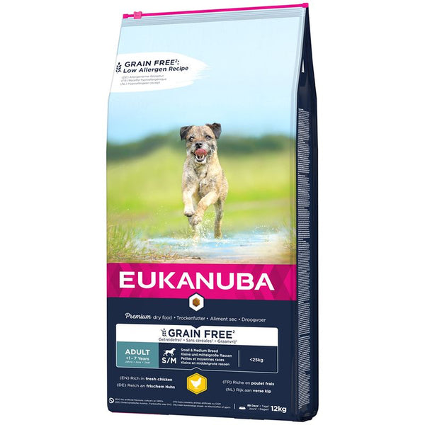 Eukanuba Grain Free Small & Medium Breed Adult - Chicken || Eukanuba || view 2