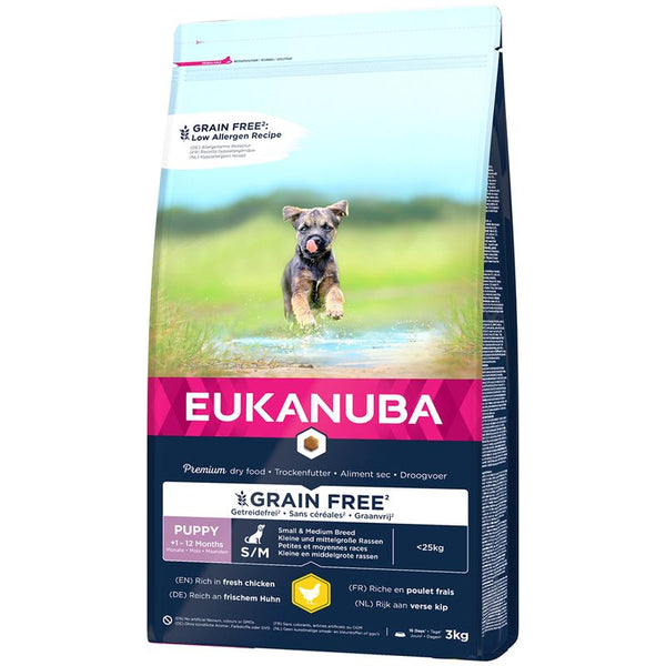 Eukanuba Grain Free Puppy Small & Medium Breed - Chicken || Eukanuba || view 1