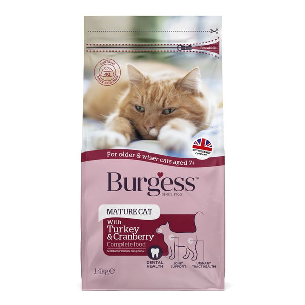 Burgess Mature Cat with Turkey & Cranberry || Burgess || view 1