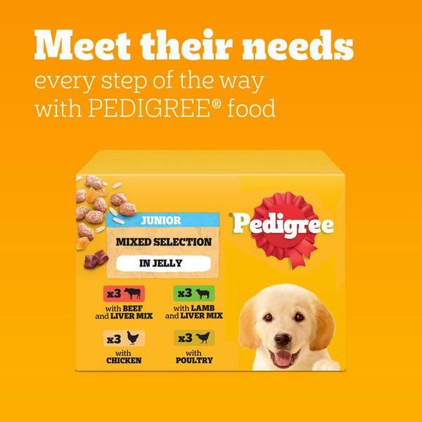 Pedigree Puppy Pouches Mixed Pack in Jelly || Pedigree || view 7