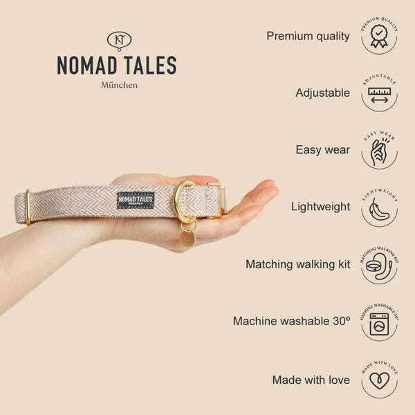 Nomad Tales Calma Collar - Sand || Nomad Tales || view 2