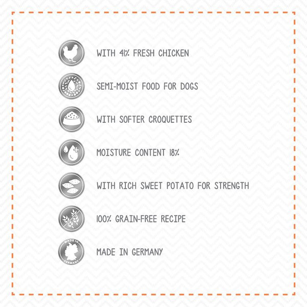 Wolf of Wilderness "Soft" Semi-Moist Mixed Pack || Wolf of Wilderness || view 4