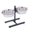 Dog Bowl Stand with 2 Stainless Steel Bowls || zooplus Exclusive || view 1