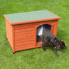Woody Flat-Roofed Dog Kennel || zooplus Exclusive || view 13