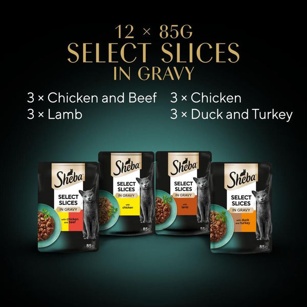 Sheba Pouches Select Slices 12 x 85g || Sheba || view 41