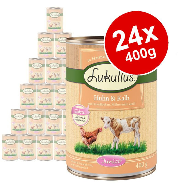 Lukullus Junior Saver Pack 24 x 400g || Lukullus || view 1