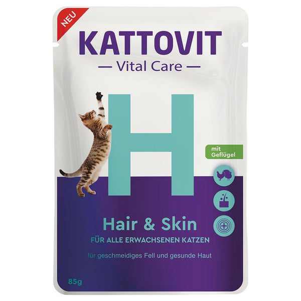 Kattovit Vital Care Hair & Skin Pouches with Poultry || undefined || view 1