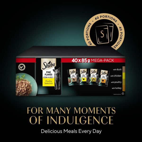 Sheba Pouches Fine Flakes in Jelly || Sheba || view 28