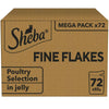 Sheba Pouches Fine Flakes in Jelly 72 x 85g || Sheba || view 4