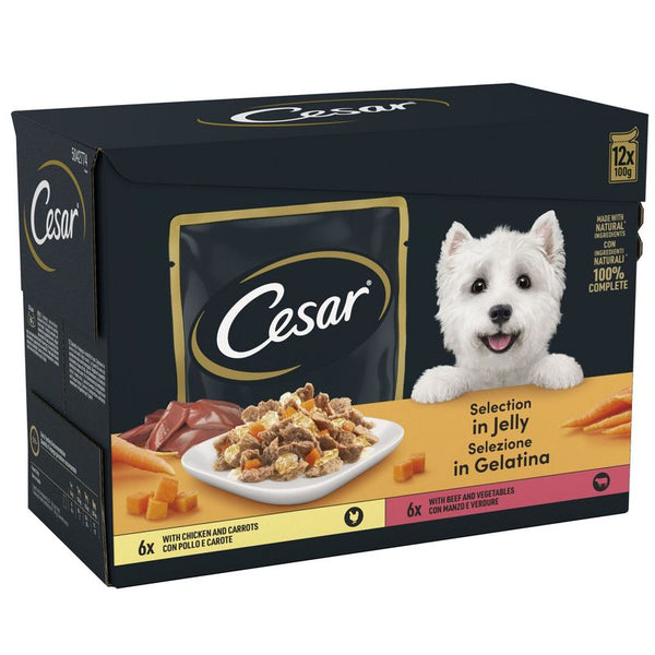 Cesar Pouches Deliciously Fresh Selection in Jelly Saver Packs || Cesar || view 1