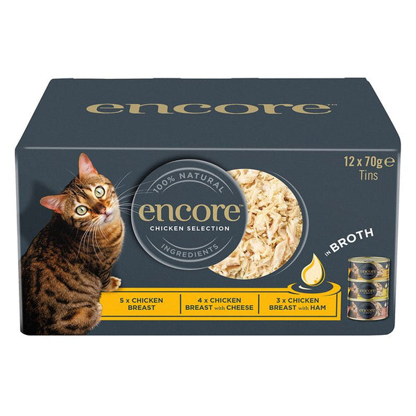 Encore Cat Tin in Broth 12 x 70g || Encore || view 2