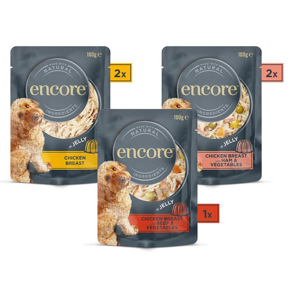Encore Dog Jelly Pouch Multipack 100g || Encore || view 5
