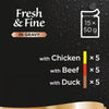 Sheba Fresh & Fine in Gravy Mini Pouches 45 x 50g || Sheba || view 11