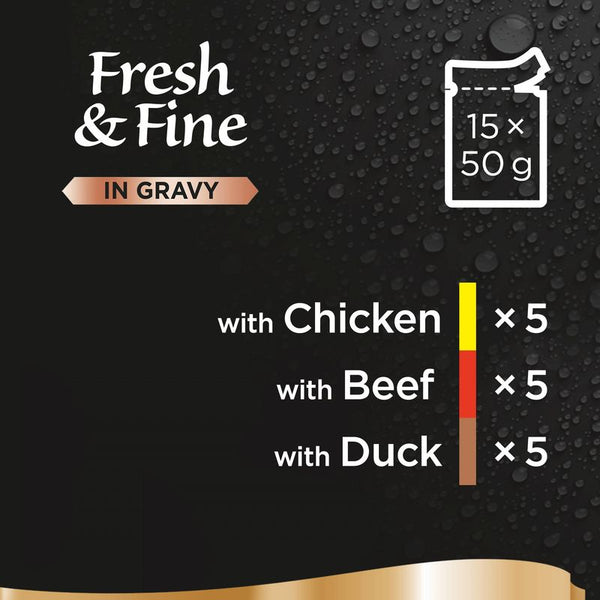 Sheba Fresh & Fine in Gravy Mini Pouches 45 x 50g || Sheba || view 11