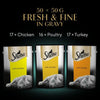 Sheba Fresh & Fine in Gravy Mini Pouches 50 x 50g || Sheba || view 6