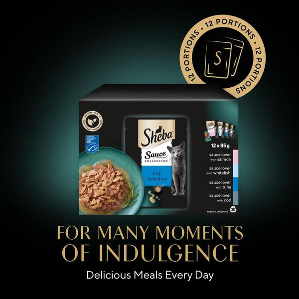 Sheba Pouches Sauce Collection 40 x 85g || Sheba || view 11