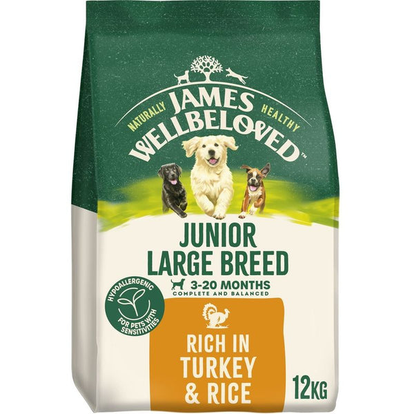 James Wellbeloved Junior Large Breed - Turkey & Rice || James Wellbeloved || view 2