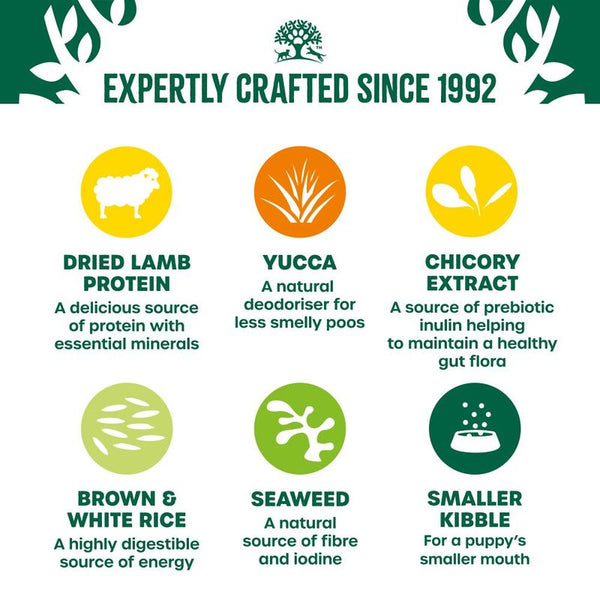 James Wellbeloved Puppy Hypoallergenic- Lamb & Rice || James Wellbeloved || view 3