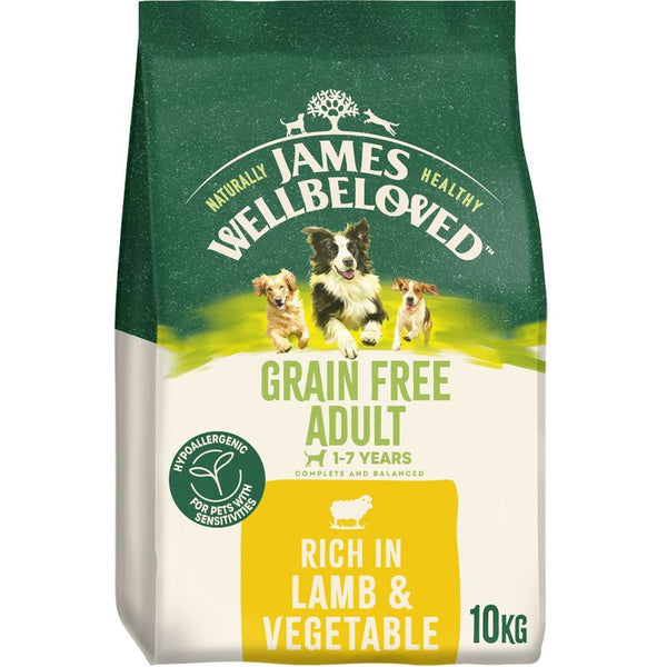 James Wellbeloved Grain Free Adult Dog Hypoallergenic Lamb & Vegetables || James Wellbeloved || view 2