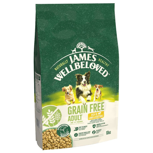 James Wellbeloved Grain Free Adult Dog Hypoallergenic Lamb & Vegetables || James Wellbeloved || view 1