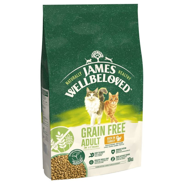 James Wellbeloved Grain Free Adult Cat Hypoallergenic Turkey || James Wellbeloved || view 5