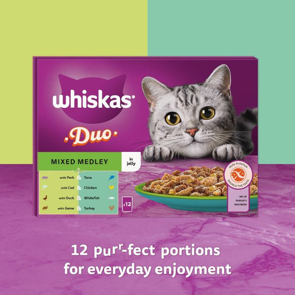 Whiskas 1+ Duo Mixed Medley in Jelly || undefined || view 8