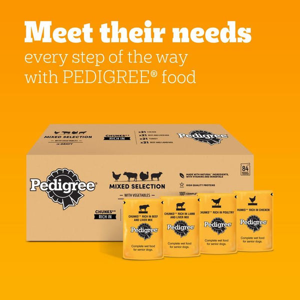 Pedigree Senior Pouches Mixed Selection in Jelly Mega Pack || Pedigree || view 7