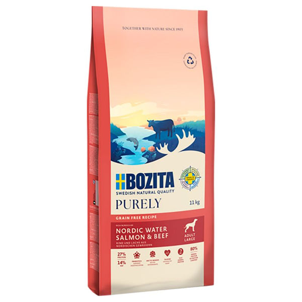 Bozita Grain Free Salmon & Beef for Large Dogs || Purely || view 1