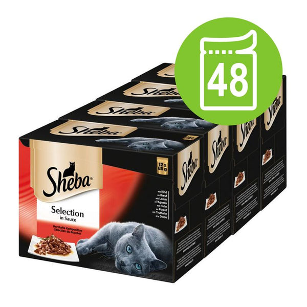 Sheba Pouches Select Slices 48 x 85g || Sheba || view 1