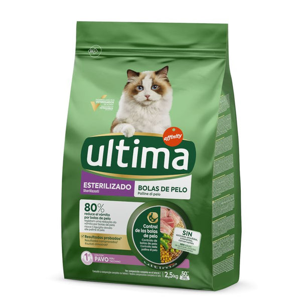 Ultima Sterilised Hairball – Turkey & Barley || Affinity Ultima || view 1
