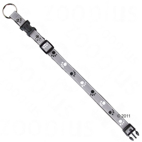 Trixie Reflective Paws Dog Collar - Silver || Trixie || view 2