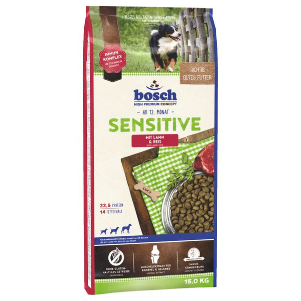 bosch Sensitive Lamb & Rice Dry Dog Food || Bosch High Premium concept || view 1