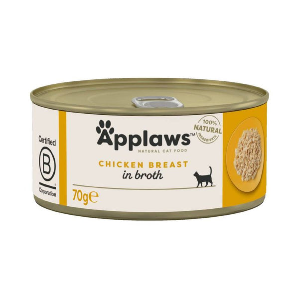 Applaws Adult Cat Cans Chicken in Broth 70g || undefined || view 5